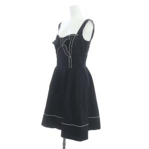 FOXEY farfalle dress 38 ネイビー 27298