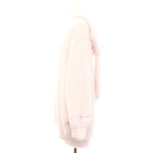 gelato pique 23AW 【bunny】バニーモコフード付きワンピース ルームウエア 長袖 ひざ丈 プルオーバー F ピンク