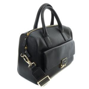ANYA HINDMARCH カーカー 2WAY ボストンバッグ ブラック