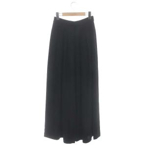 FOXEY タックワイドパンツ 38 ブラック