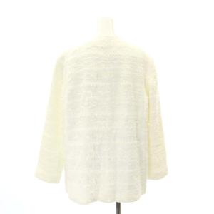 MADISONBLUE 22SS ノーカラーツイードジャケット XS オフホワイト