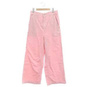 Wide Work Pants ワイドパンツ ワーク ジッパーフライ S ピンク /MI OS SH