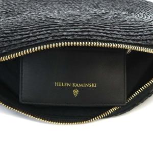 HELEN KAMINSKI ラフィアショルダーバッグ 黒 ブラック
