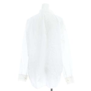 GALERIE VIE 23AW コットンサッカー ワイドシャツ カジュアル 長袖 F 白 ホワイト 23-01-34-01302