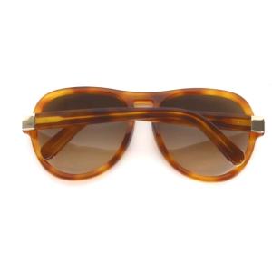Chloe サングラス 眼鏡 べっ甲風 セルフレーム 5918 140 茶 ブラウン 黄色 イエロー CE716S