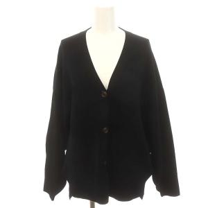 Sleek sweater button cardigan カーディガン 長袖 ニット チュニック丈 S