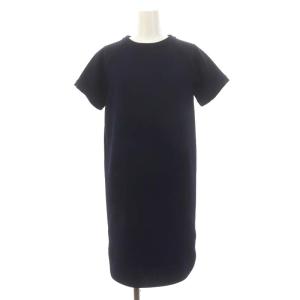 SQUAR COMBO ワンピース 膝丈 半袖 38 紺 ネイビー /DO OS