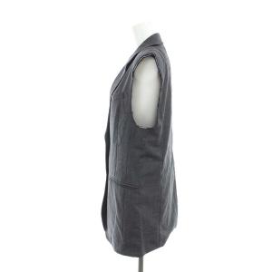 L'Appartement ベスト 23SS Masculine Vest フロントボタン ウール F グレー /YQ OS