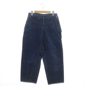 TYPE3 INDIGO DENIM デニムパンツ ジーンズ クロップド ハイウエスト 0 紺 インディゴ 0032
