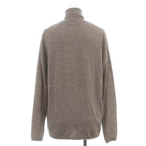 ESTNATION ウールタートルネックニットプルオーバー セーター 長袖 M グレージュ