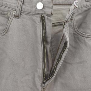 Ron Herman RHC 22SS ストレートデニムパンツ ジッパーフライ 23 グレー