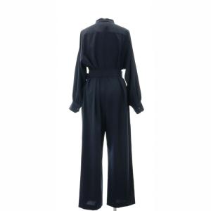 HYKE 23SS STRETCH JUMPSUIT 1 ネイビー