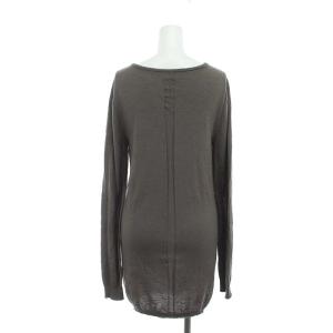 Rick Owens ラリー LARRY ヴァージンウールニット セーター 長袖 プルオーバー L 茶 ブラウン