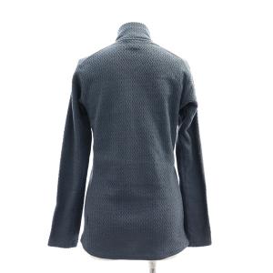 Patagonia STY40250 R1エア・ジップネック カットソー 長袖 ジャガードフリース ハイネック XS チャコールグレー