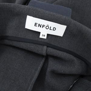 ENFOLD 24SS STRAIGHT JUMPER-SKIRT 38 グレー