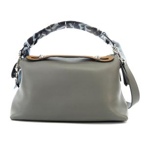 FENDI 8BL124 BY THE WAY MEDIUM バッグ 2way スカーフ付き グレー