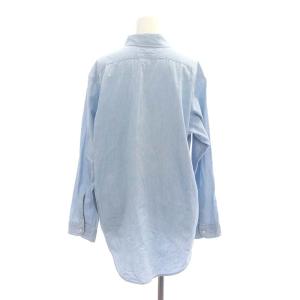MADISONBLUE HAMPTON CHAMBRAY SHIRT シャンブレーシャツ 長袖 胸ポケット 01 S ライトブルー