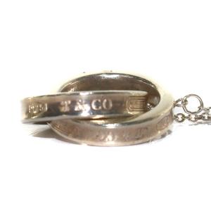TIFFANY&Co. インターロッキング ネックレス ペンダント チェーン サークル リング 925 シルバー