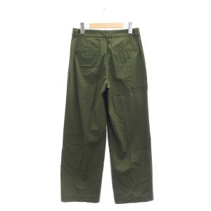 Theory 24SS Patton PD CL Trouser T パンツ ワイド ジッパーフライ 00 カーキ