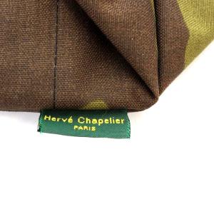 Hervé Chapelier ショルダーバッグ ミニバッグ カモフラ ナイロン カーキ 茶 緑