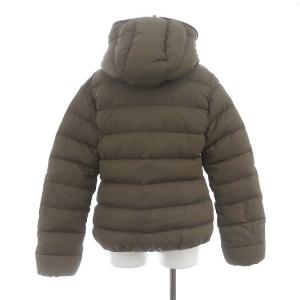 DUVETICA THIASEI ダウンジャケット アウター フルジップ フード 42 茶 ブラウン