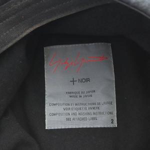 Yohji Yamamoto +NOIR ウール ハット 帽子 黒 ブラック
