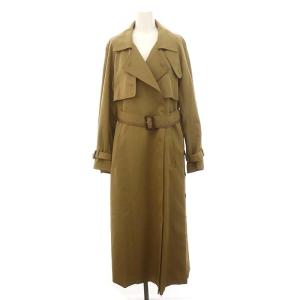MINIMAL FLARE LONG TRENCH COAT トレンチコート ロング ベルト付き M ベージュ