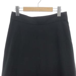 CLANE VOLUME TIERED MAXI SKIRT フレアスカート ギャザースカート ロング 2 黒 ブラック