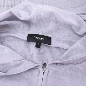Theory 23SS AIRY COTTON ZIP UP HOODIE パーカー ジャケット S 青 ブルー
