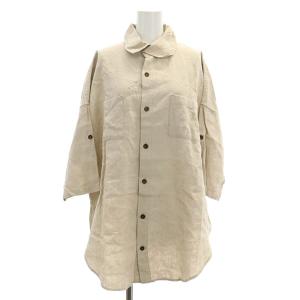 美品✨ネストローブ nest Robe リネンオーバージャケット ベージュ ネストローブ nest Robe リネンオーバージャケット ベージュ