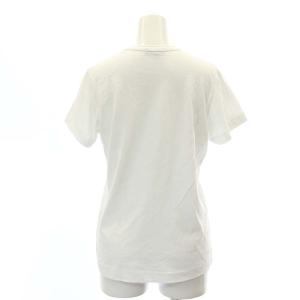 Tao AD2016 半袖カットソー Tシャツ ラメ プリント S 白 グレー シルバー色 TS-T036