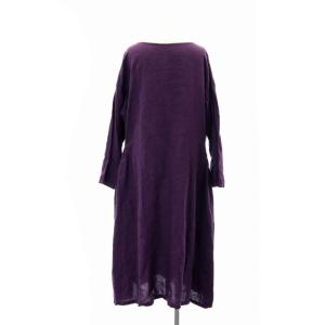 nest Robe ワンピース ロング 長袖 紫 パープル