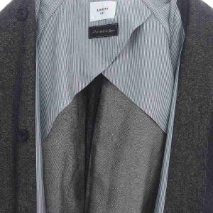 Ameri VINTAGE SUPERIOR FLARE TRENCH COAT トレンチコート ロング ベルト付き M ダークグレー