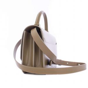 Ralph Lauren COLLECTION RL 888 ボックス カーフスキン 2WAY ハンドバッグ トープ