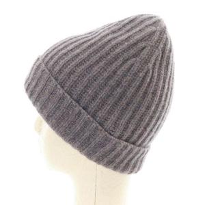 malo カシミヤ ビーニー ニット帽 グレー