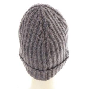 malo カシミヤ ビーニー ニット帽 グレー