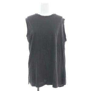 22AW C/R天竺 D タンクトップ カットソー ノースリーブ 38 チャコール /ES OS