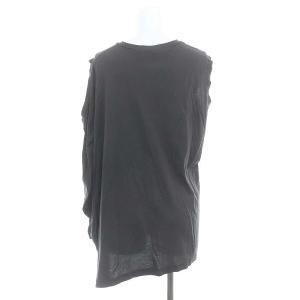 ENFOLD 22AW C/R天竺 D タンクトップ カットソー ノースリーブ 38 チャコール /ES OS