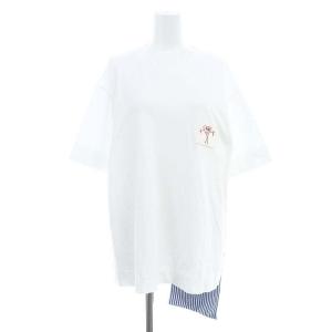 ビアンカパッチ Tシャツ 半袖 プルオーバー L 白 ホワイト /SY OS