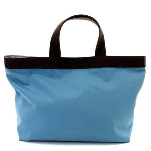 Hervé Chapelier 704C コーデュラナイロン スクエアトートバッグ B5サイズ M 青 ブルー ダークブラウン