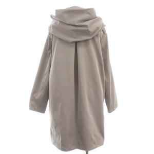 BARNEYS NEW YORK ライナー付きフードコート ミドル丈 ロング 40 グレージュ