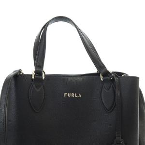 FURLA MINERVミネルヴァ2WAYバッグ ハンド ショルダー レザー 黒 ブラック