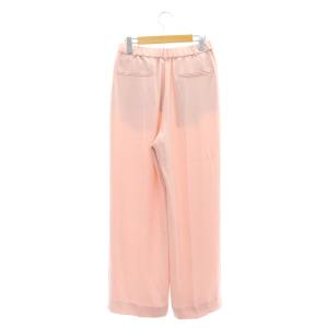 UNITED ARROWS 24SS 2タック ワイドパンツ イージー 38 ピンク