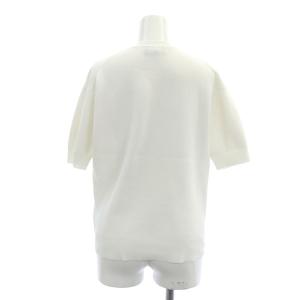 Theory 24SS Bristol Cotton Karenia VNK ニット セーター Vネック 五分袖 S