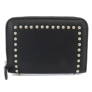 J&M DAVIDSON スタッズ コインケース 小銭入れ ロゴ カードケース レザー 黒 ブラック