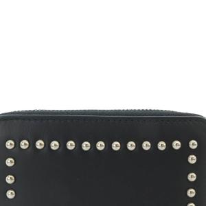 J&M DAVIDSON スタッズ コインケース 小銭入れ ロゴ カードケース レザー 黒 ブラック