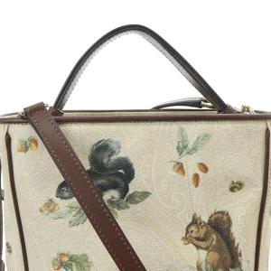 ETRO 2way リス PVC クロスボディ ショルダーバッグ ブラウン