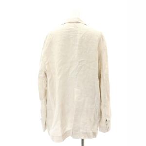 Spick&Span 24SS リネンエアリージャケット テーラード 38 生成り エクリュ