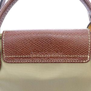 Longchamp ル プリアージュ トートバッグ ナイロン レザー ベージュ