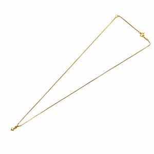 agete ネックレス K18 ダイヤモンド 0.05ct イエローゴールド